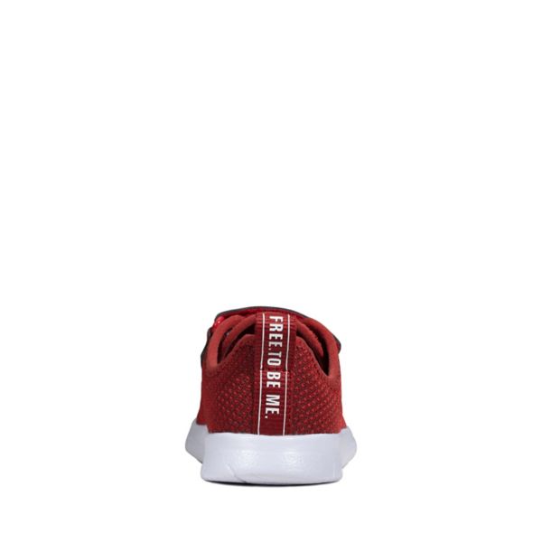 Clarks Boys Ath Flux Toddler Casual Shoes Burgundy | CA-9034615